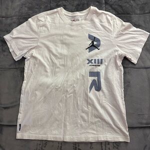 Men’s Large Jordan AJ13 Retro White Short Sleeve T-Shirt